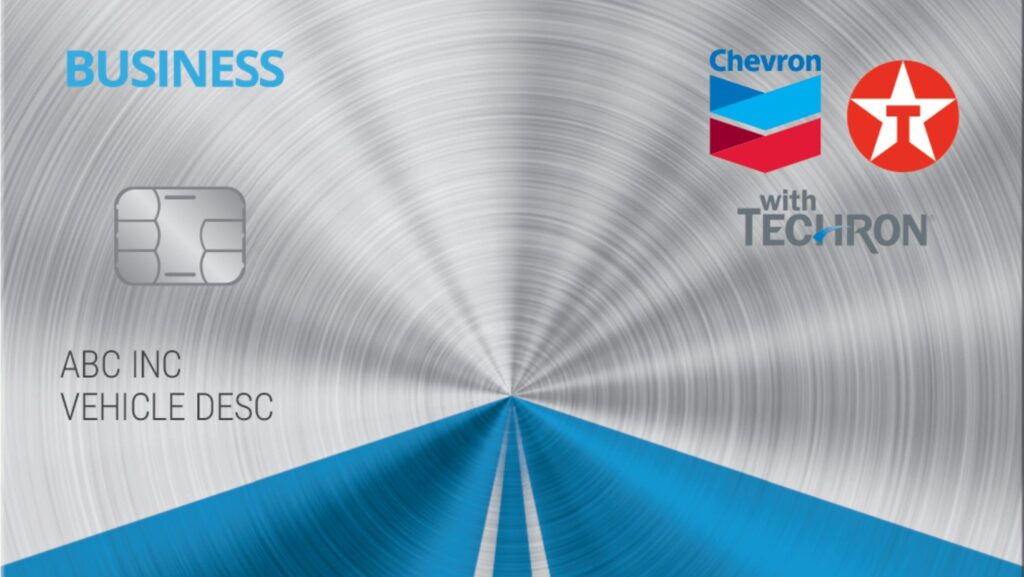 chevron business card